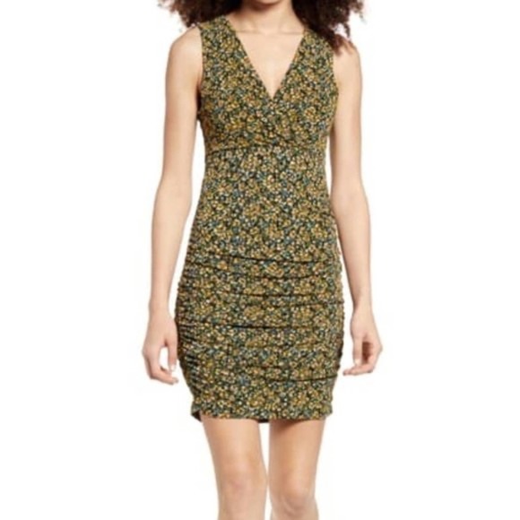 Leith Dresses & Skirts - NWT Leith Ruched Sleeveless Minidress.
